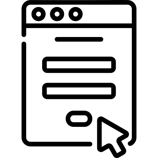 Une icône vectorielle d’un profil utilisateur montrant une silhouette blanche sur un fond noir.