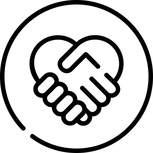 Two overlapping speech bubbles representing instant messaging.