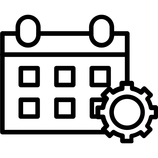 Pictogramme d'une grenade à main stylisée noire dans un cercle blanc bordé de noir.